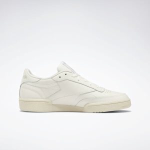 Adidasy Damskie Reebok Club C 85 Czerwone Białe PL 54VEKBX